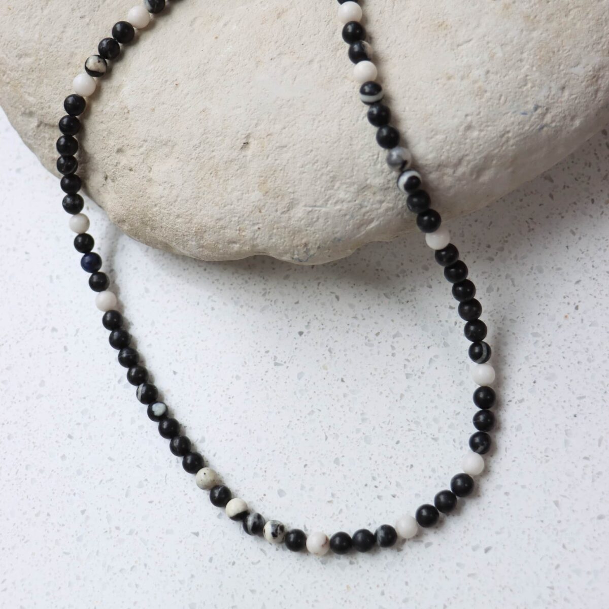 Big black necklace