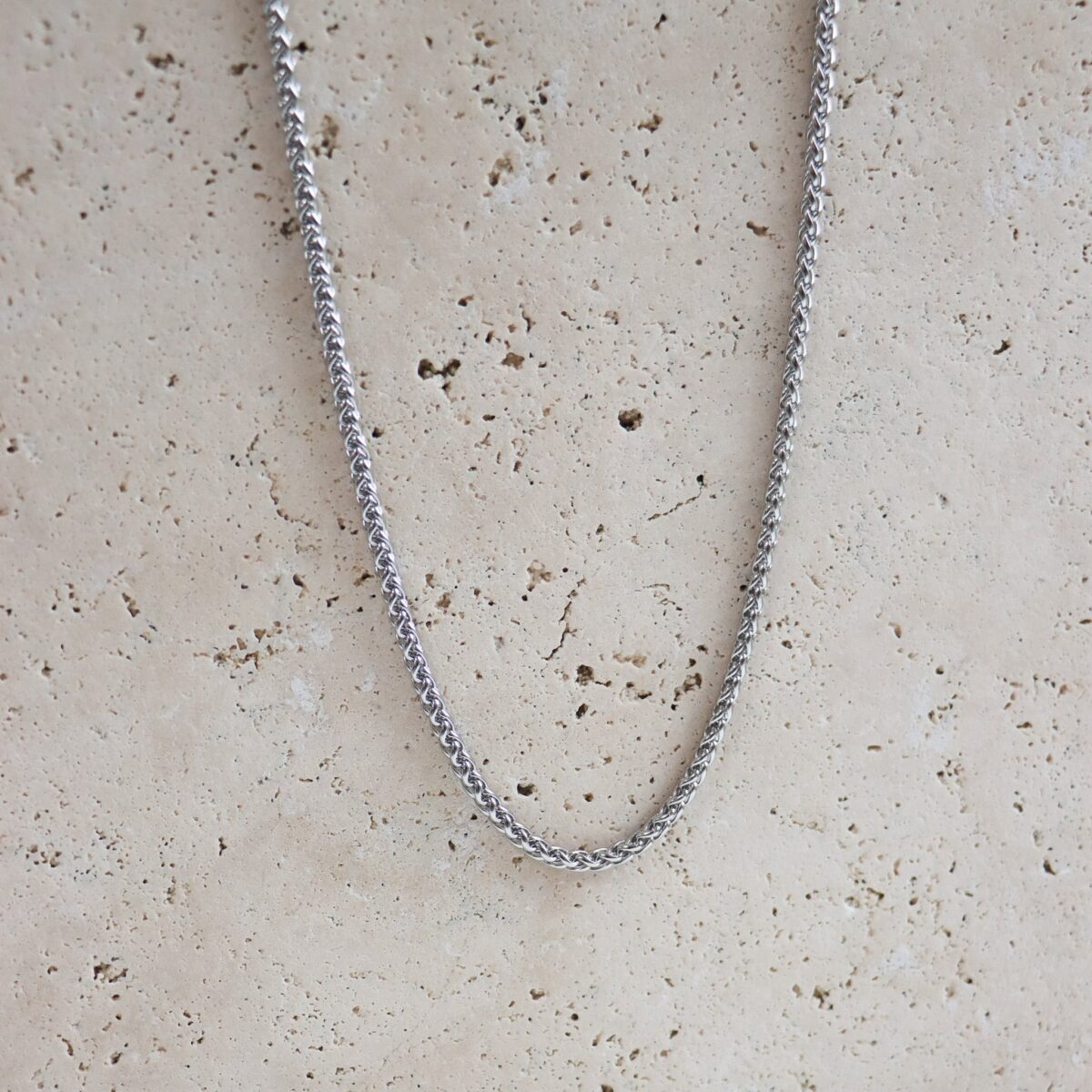 Cobra necklace silver