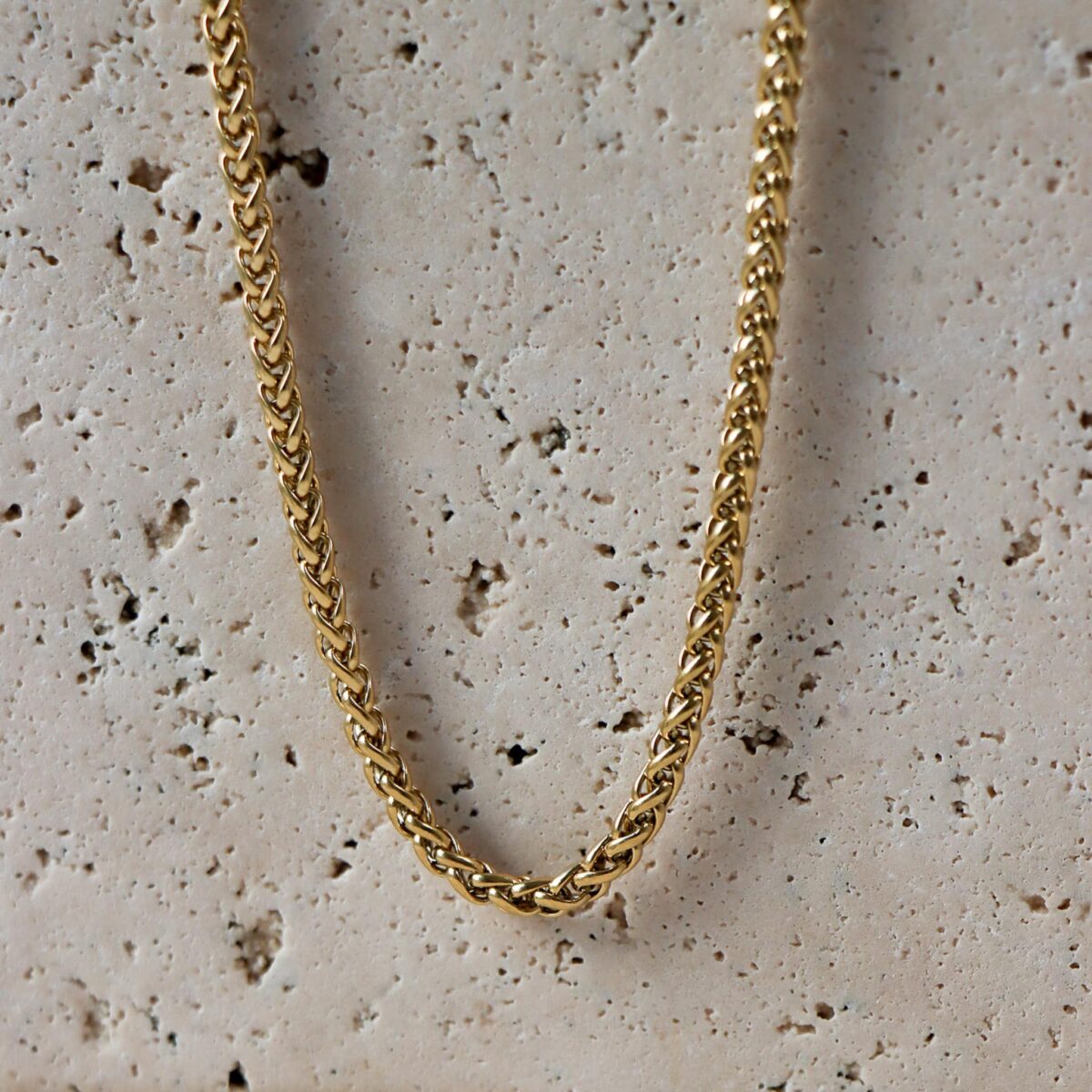 Cobra necklace gold