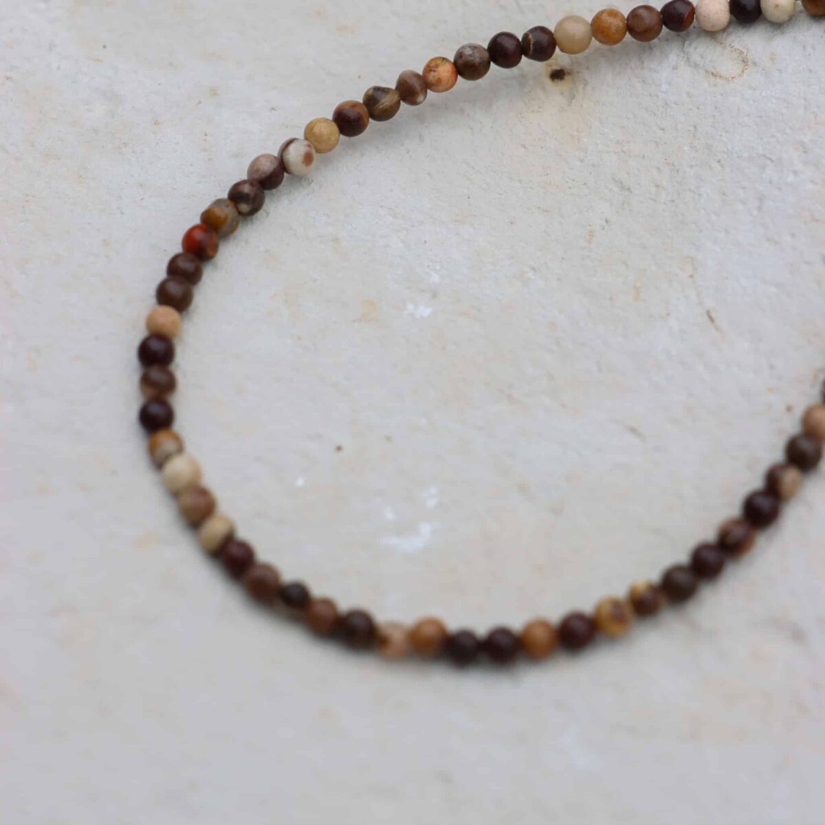 Mini brown bracelet silver