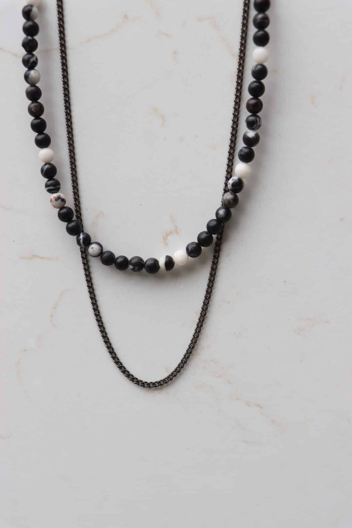 Big black necklace