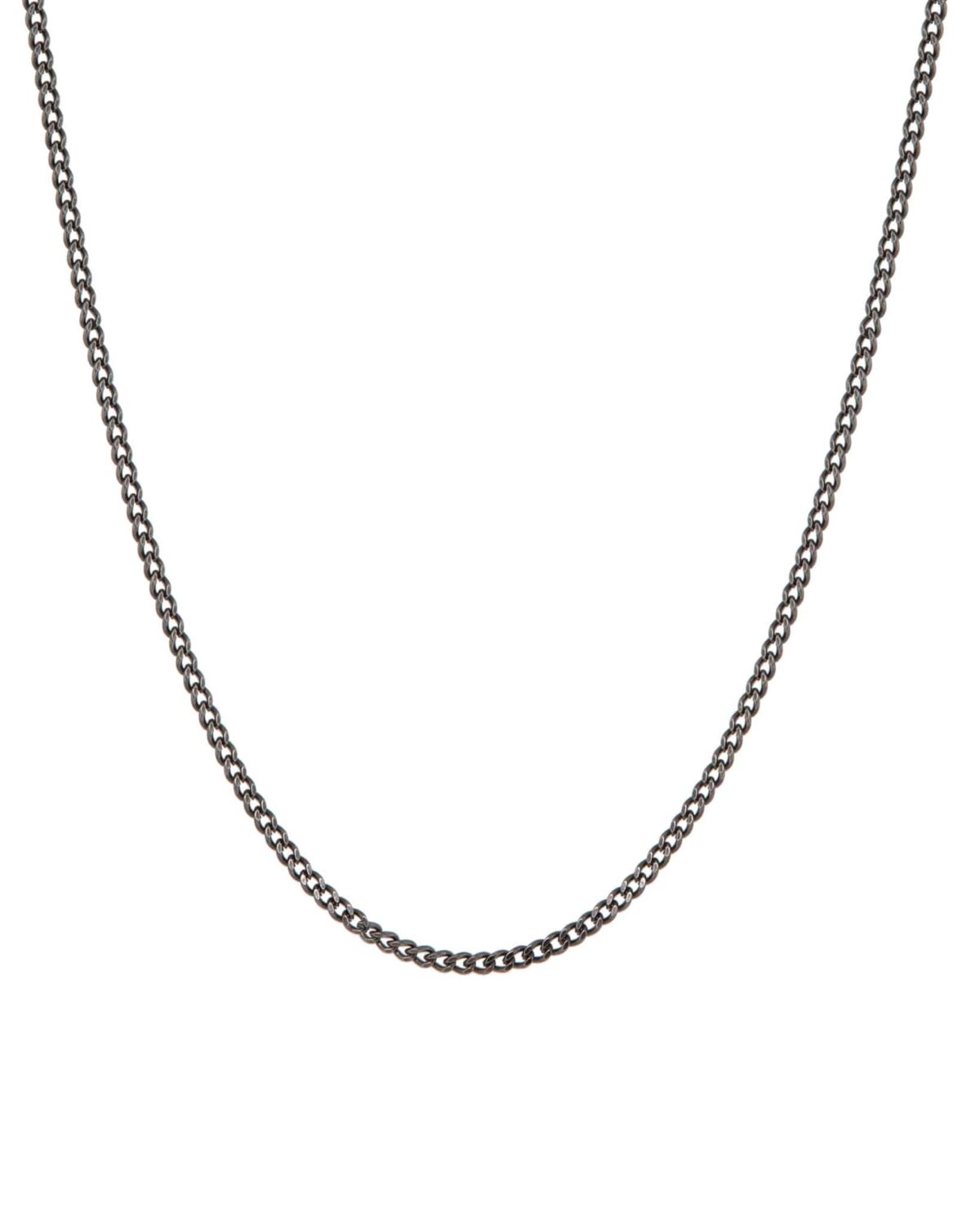 Black chain necklace