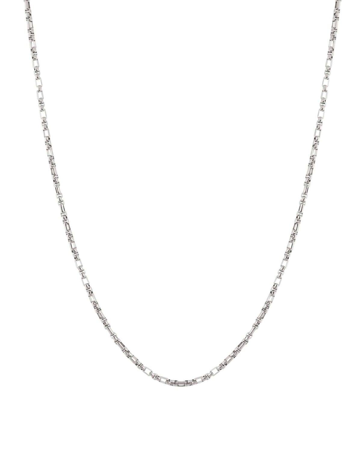 Bones necklace silver