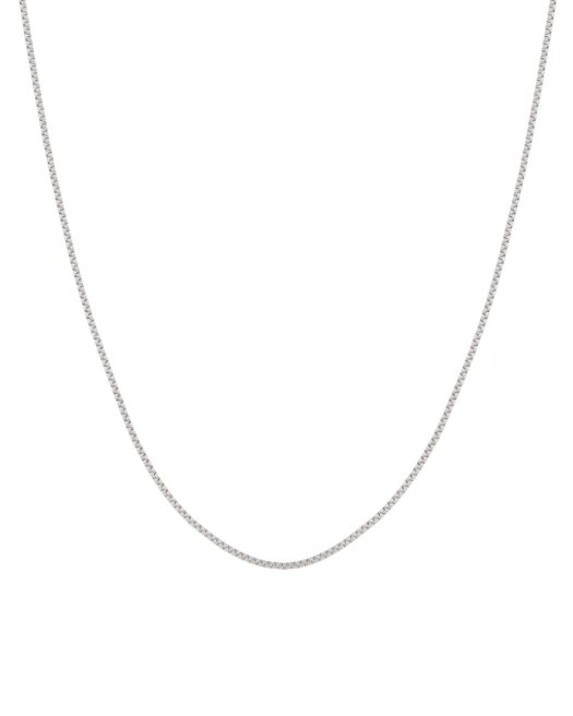 Mini square necklace silver