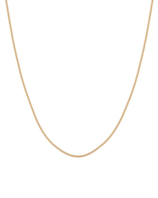 Mini square necklace gold