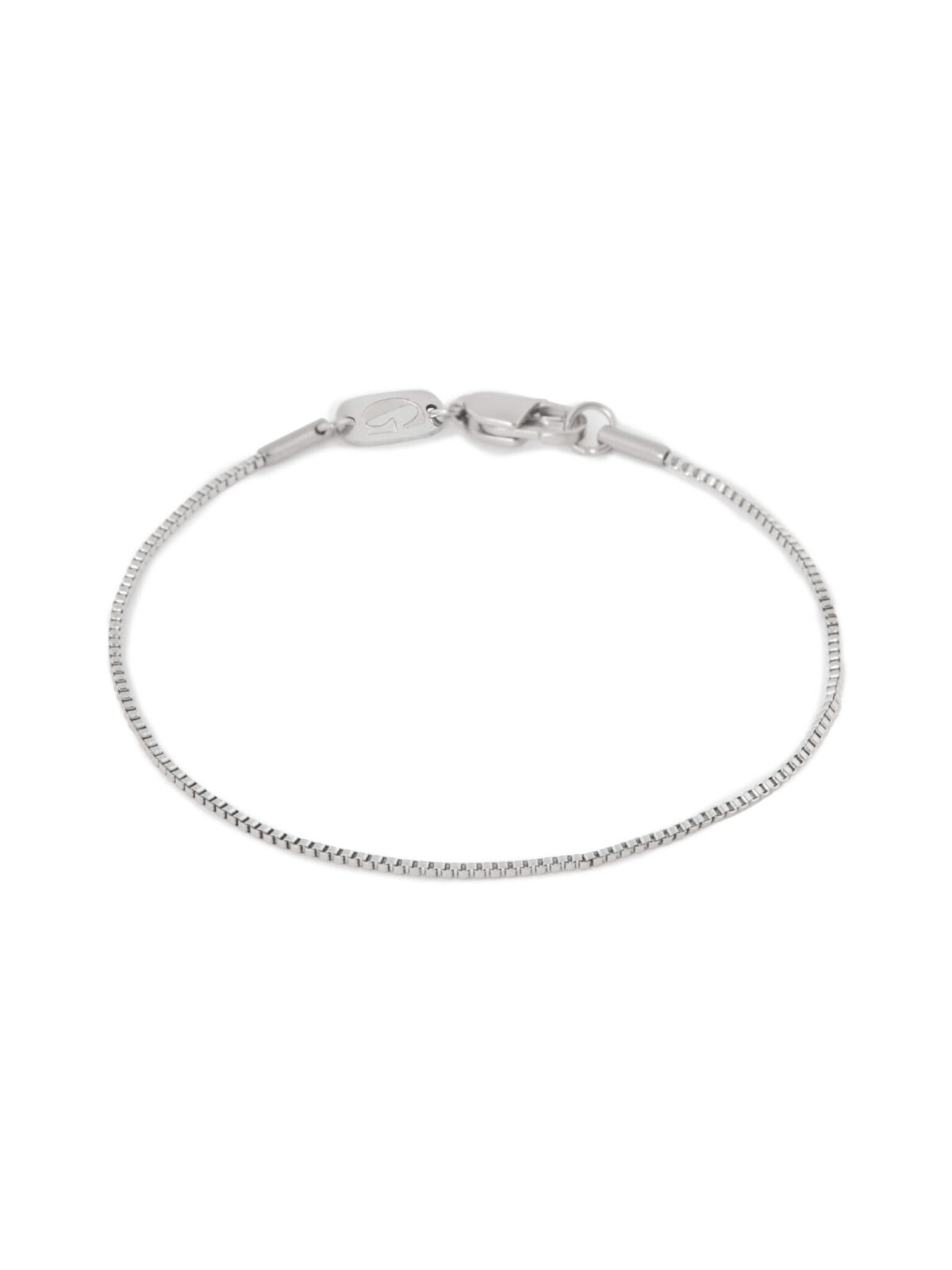 Mini square bracelet silver