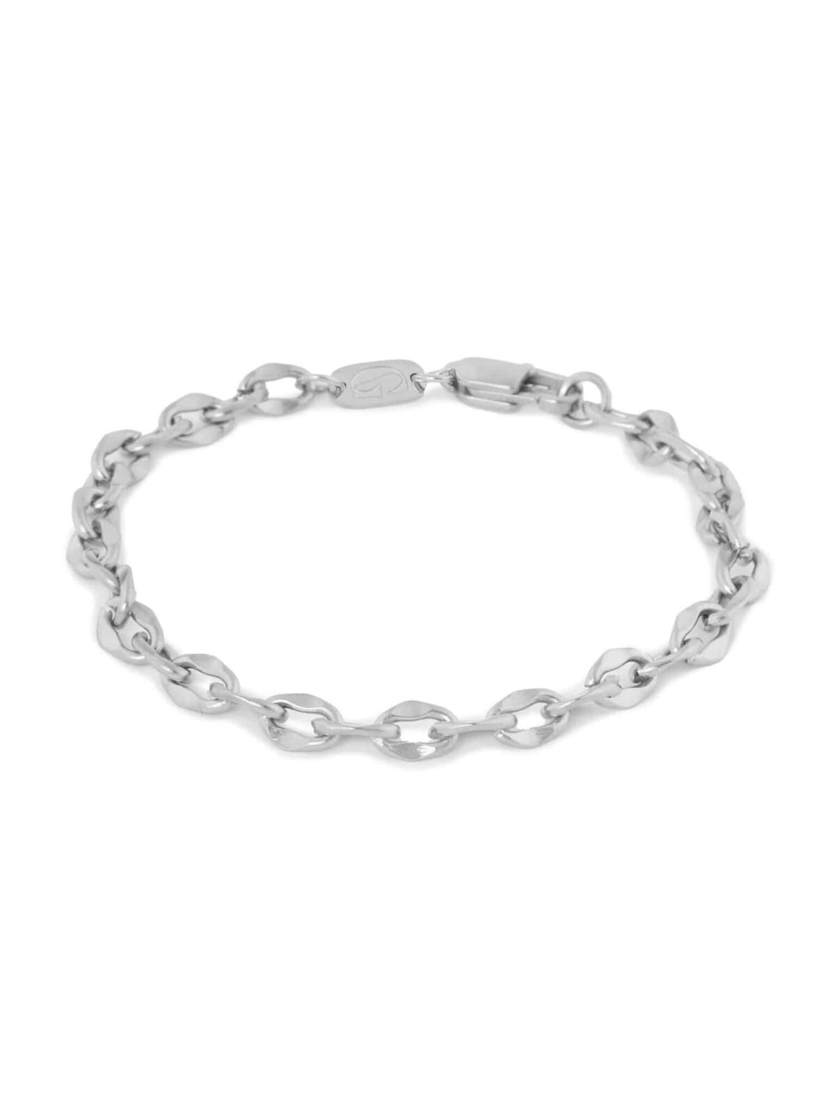 Collided bracelet silver