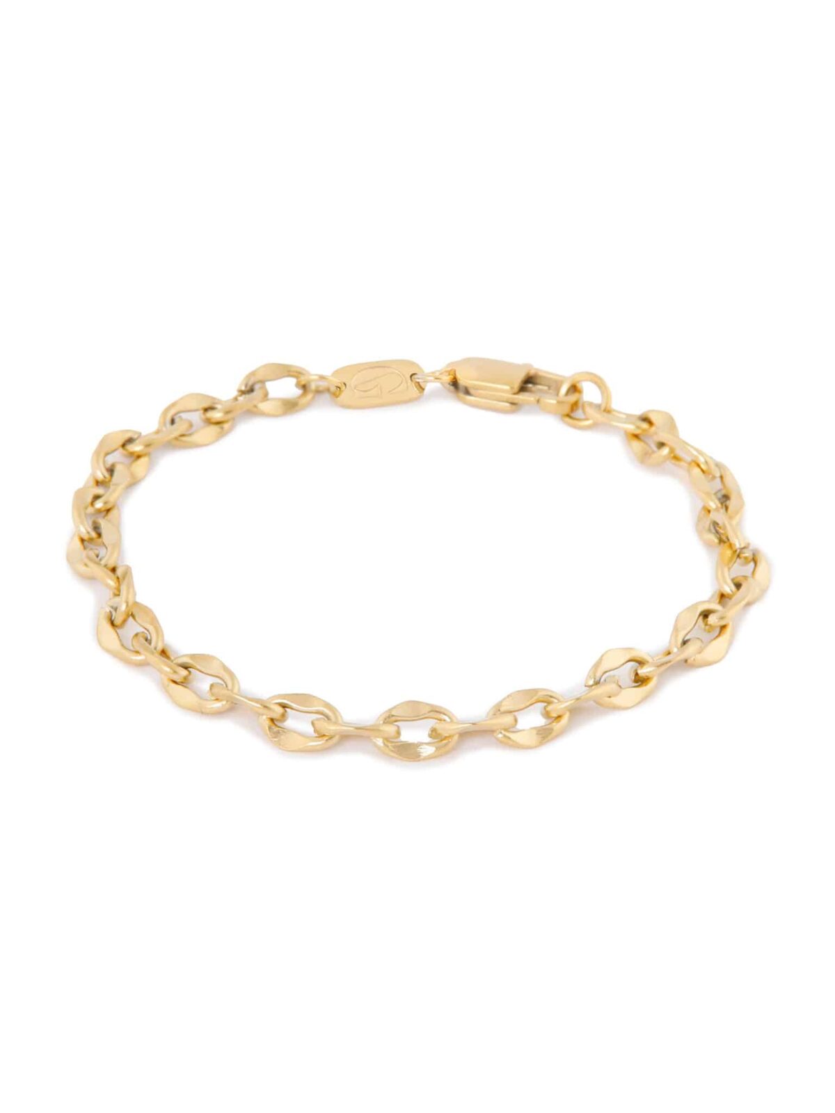 Collided bracelet gold