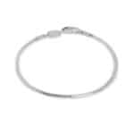 Small snake bracelet silver
