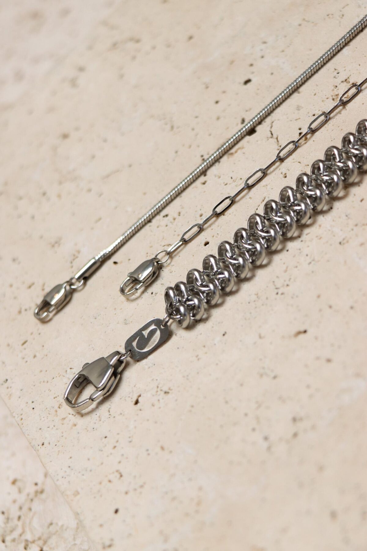 Small chain bracelet silver