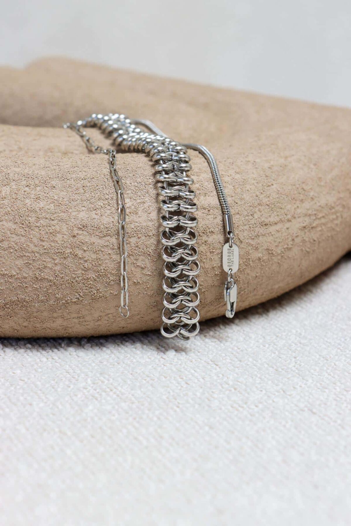 Tyre bracelet silver
